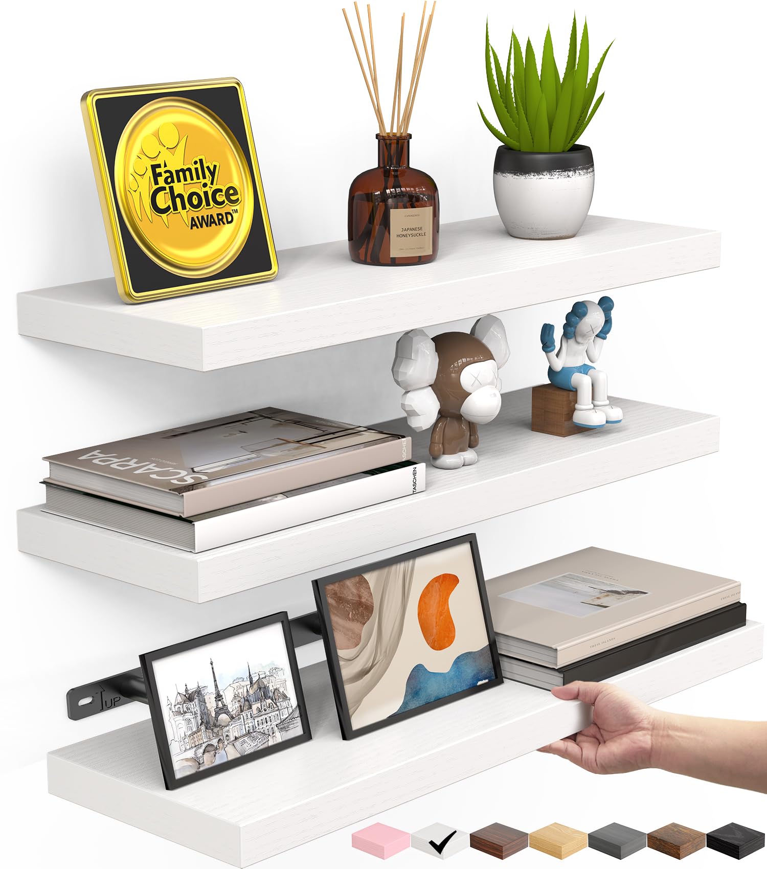 BAYKA front view of shelf packaging showing clean minimalist design and benefit