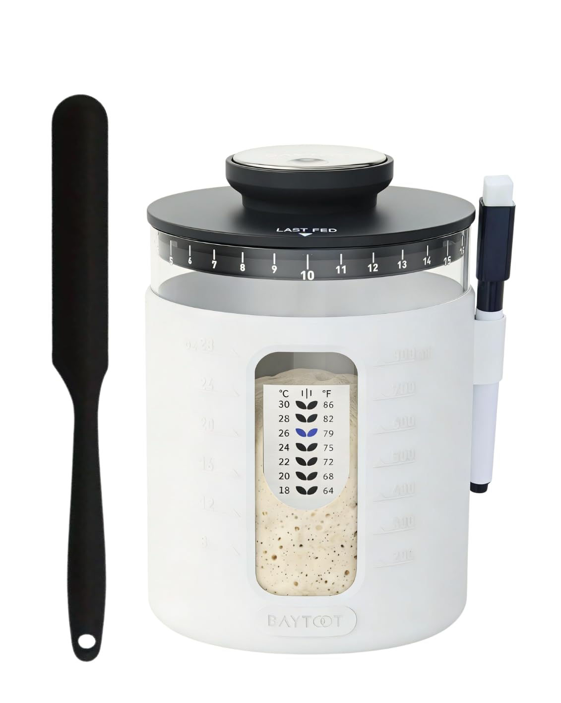 Baytoot jar front packaging showing complete starter kit and tools for easy setup