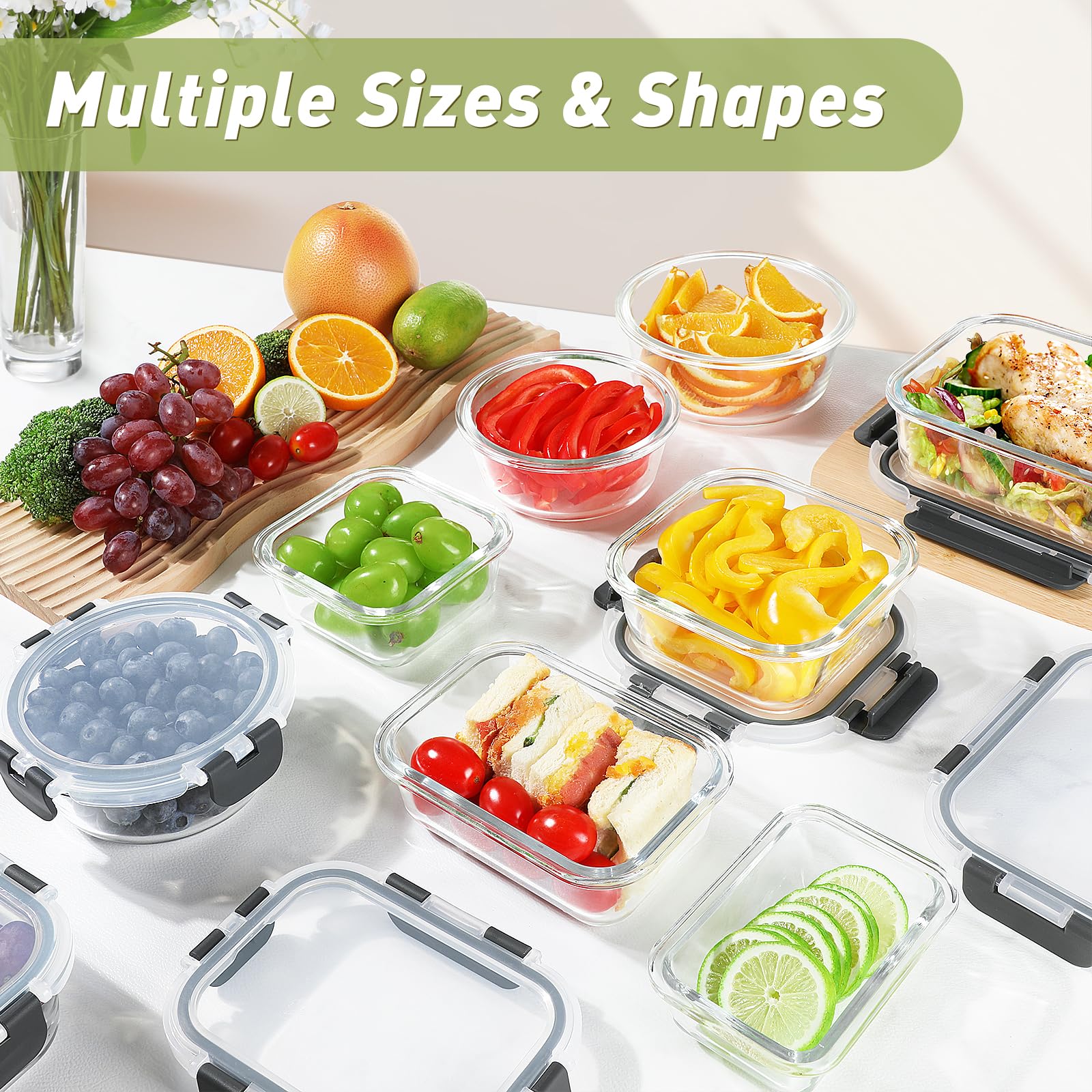 BAYZZ round containers with frozen soup, freezer-safe convenience highlighted