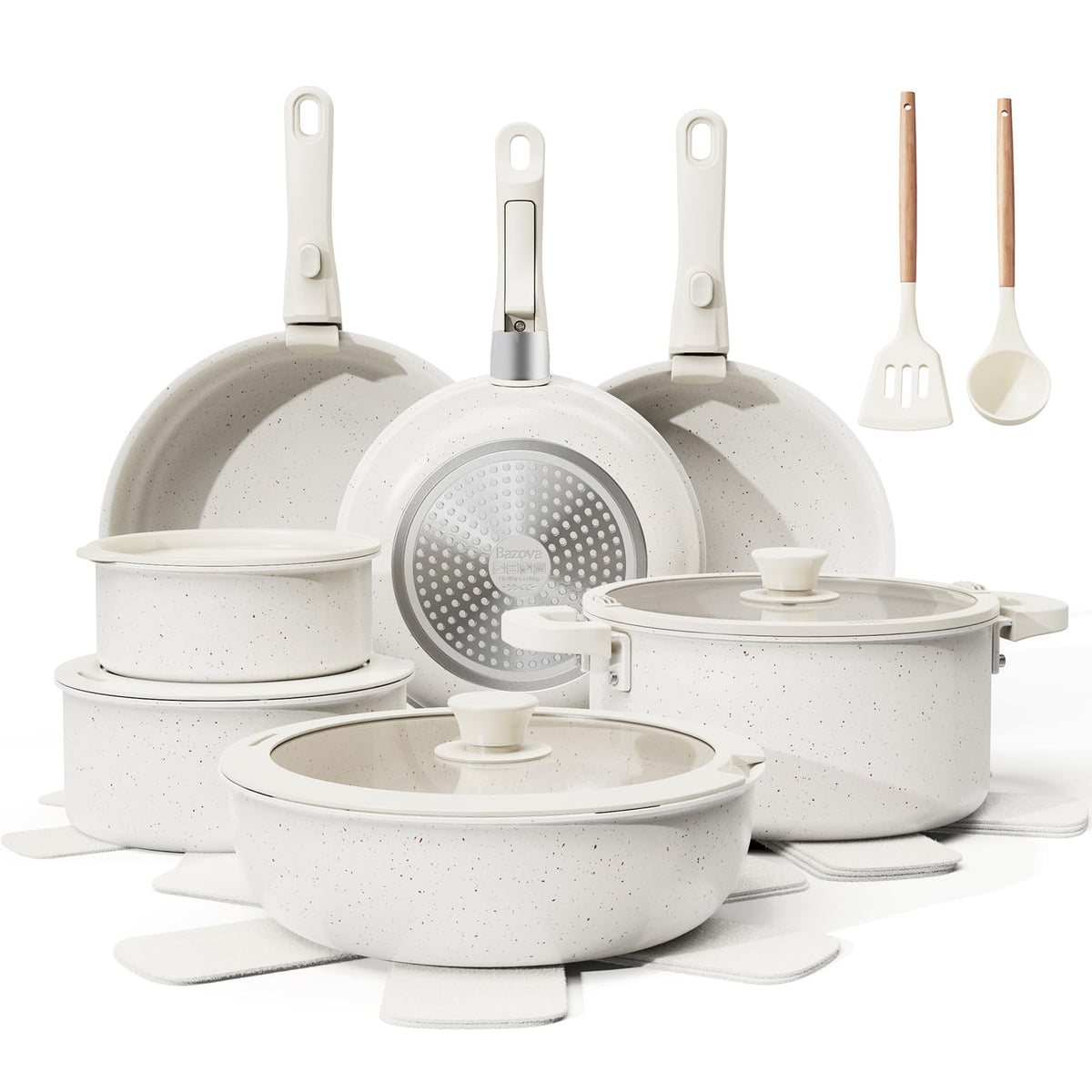 bazova front packaging and set showing complete 22-piece collection with organized storage benefit