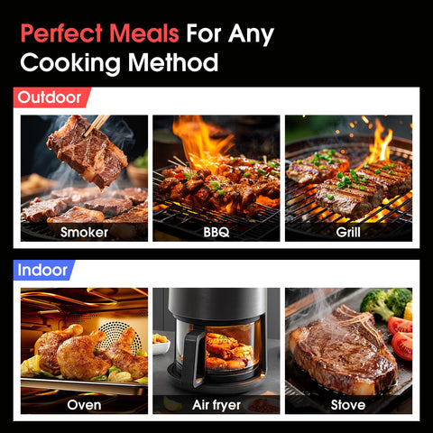 BBQOVN probe in hand demonstrating slim design and easy handling
