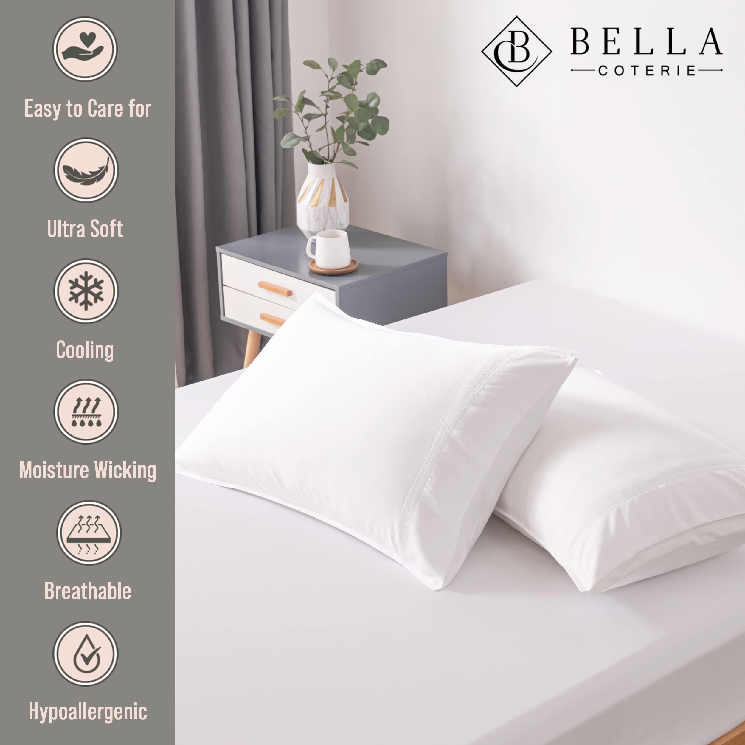 BC BELLA COTERIE fabric close-up highlighting silky sheen and soft texture