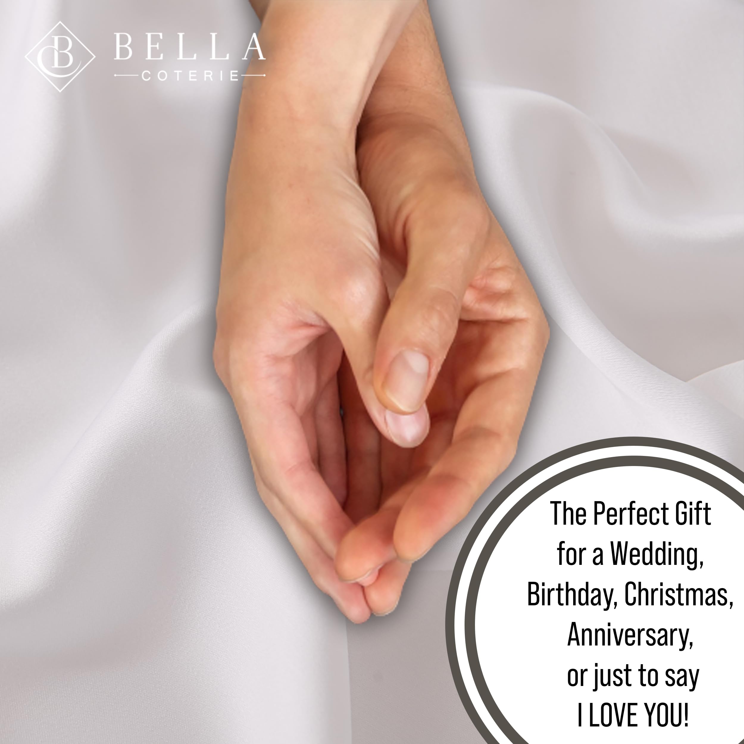 BC BELLA COTERIE label with OEKO-TEX tag indicating certified safety