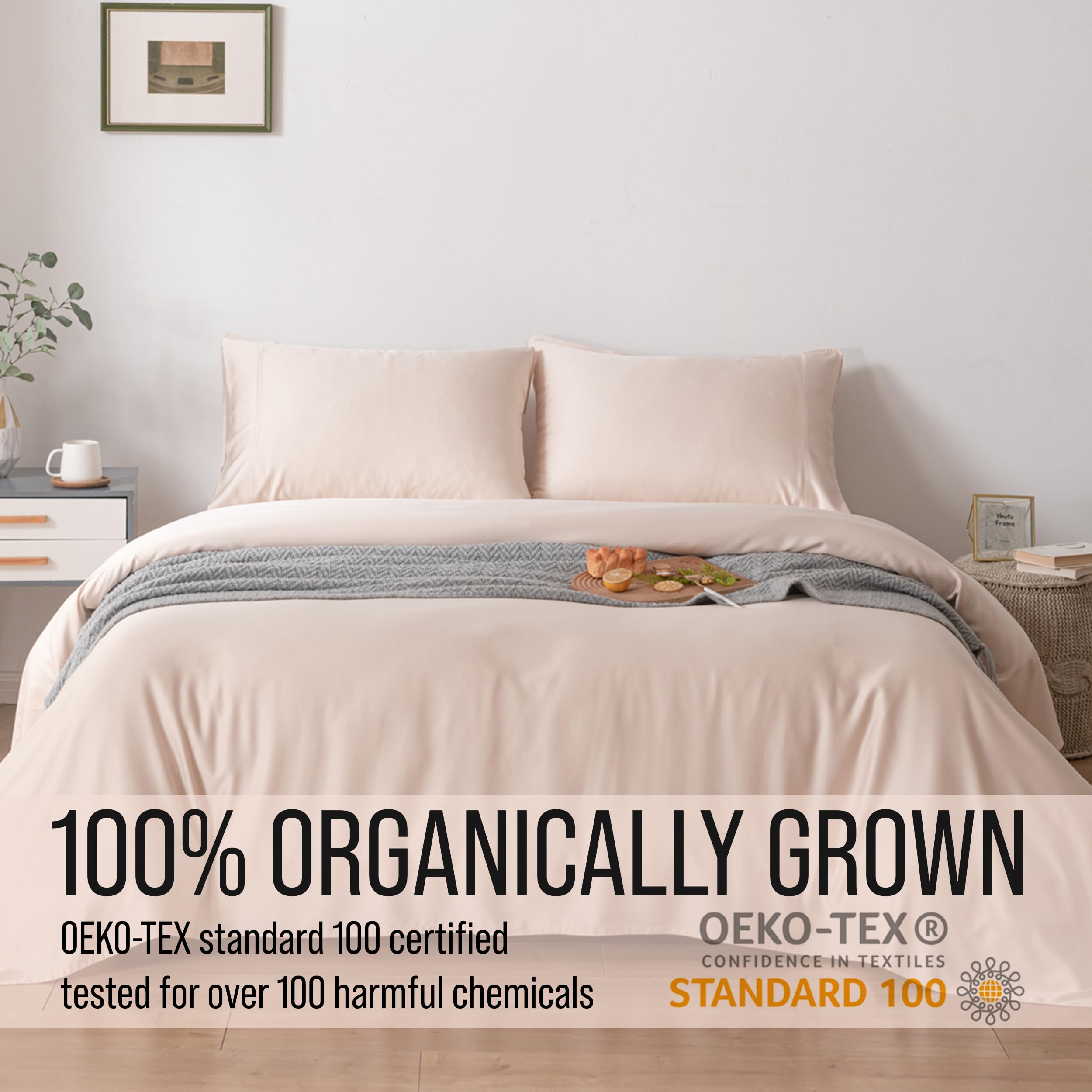 BC BELLA COTERIE sheets draped on bed illustrating elegant sheen and comfort