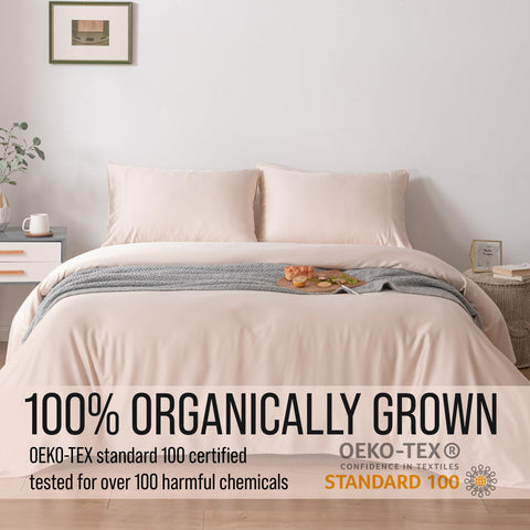 BC BELLA COTERIE sheets draped on bed illustrating elegant sheen and comfort