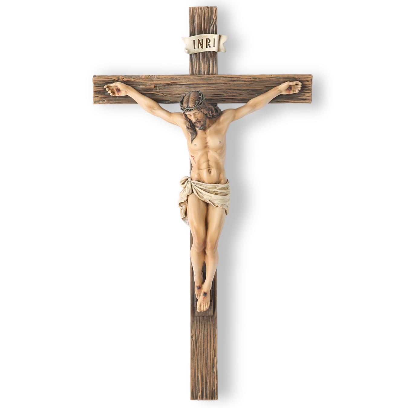 BC BUILDCLASSIC front view crucifix showing lifelike detail and devotional presence
