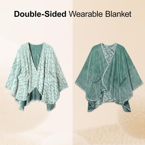 Bcareself model wearing shawl demonstrating elegant wrap benefit