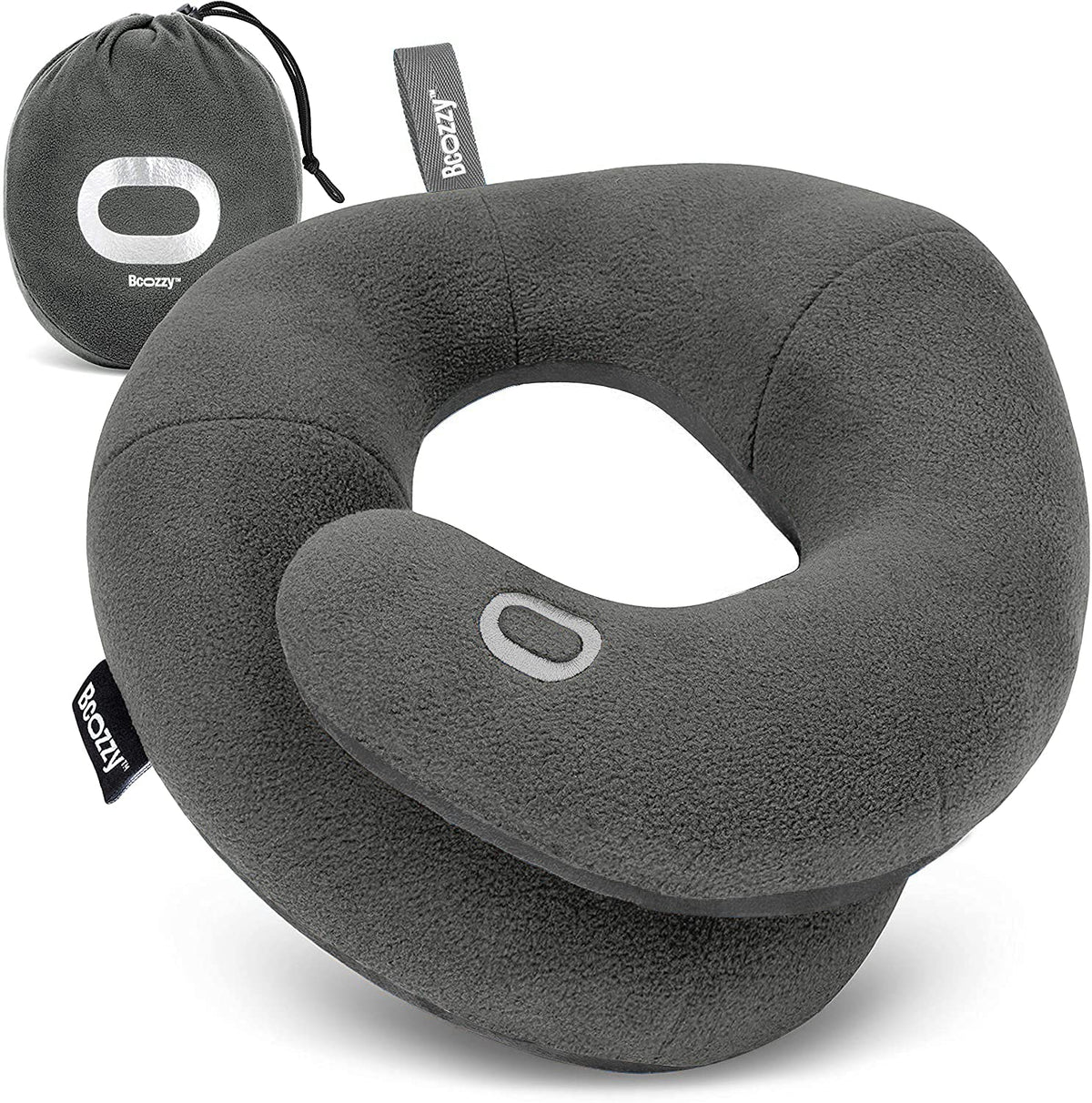 BCOZZY front view showing double-support arms and comfortable fit