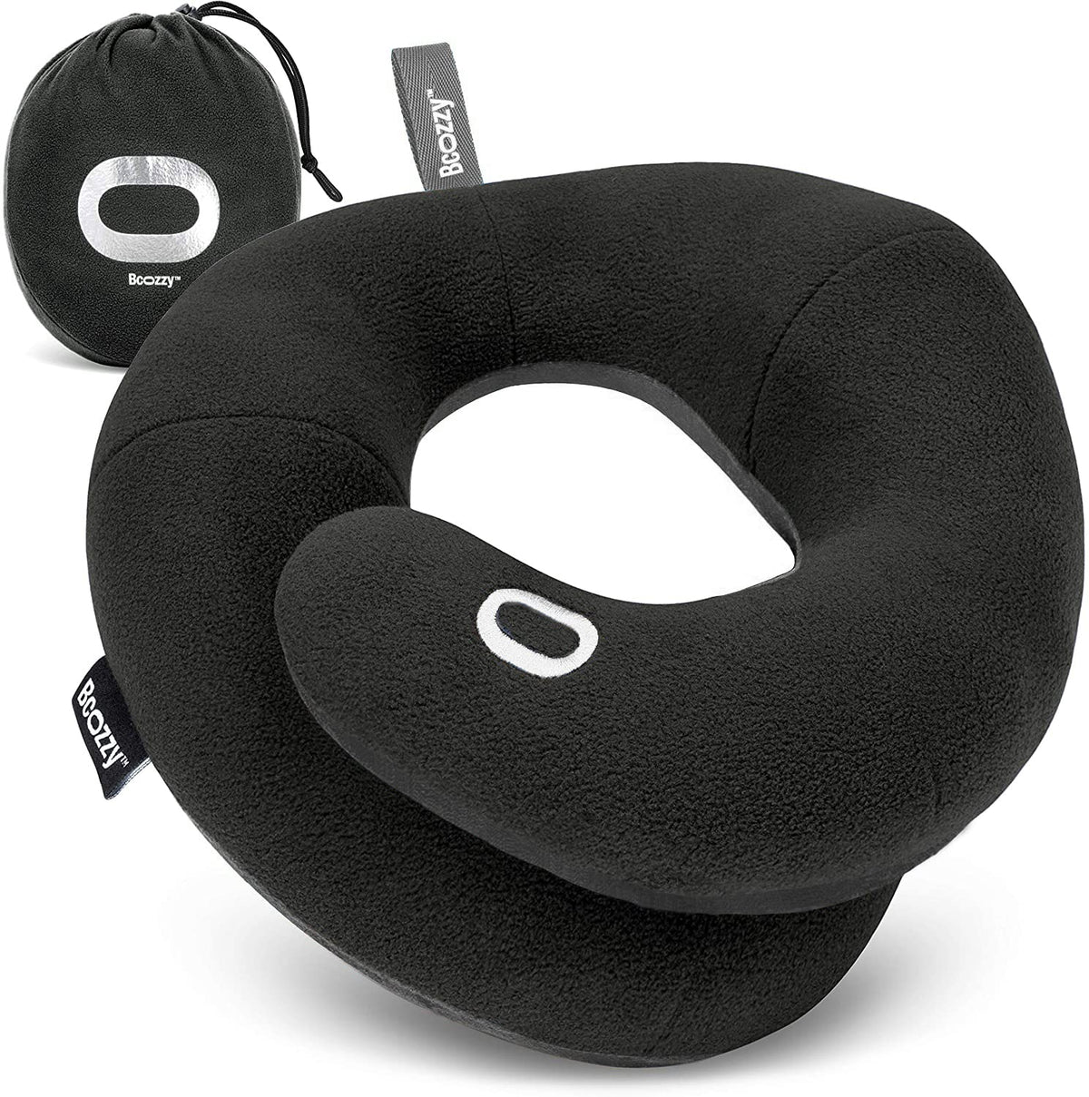 BCOZZY front view of X-Large pillow showing full coverage and comfort