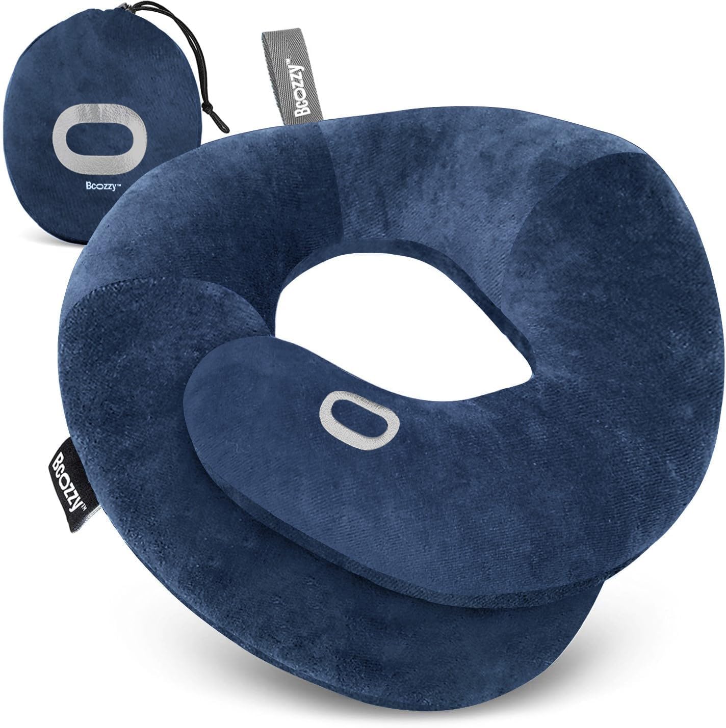 BCOZZY large navy front view showing full double-support comfort
