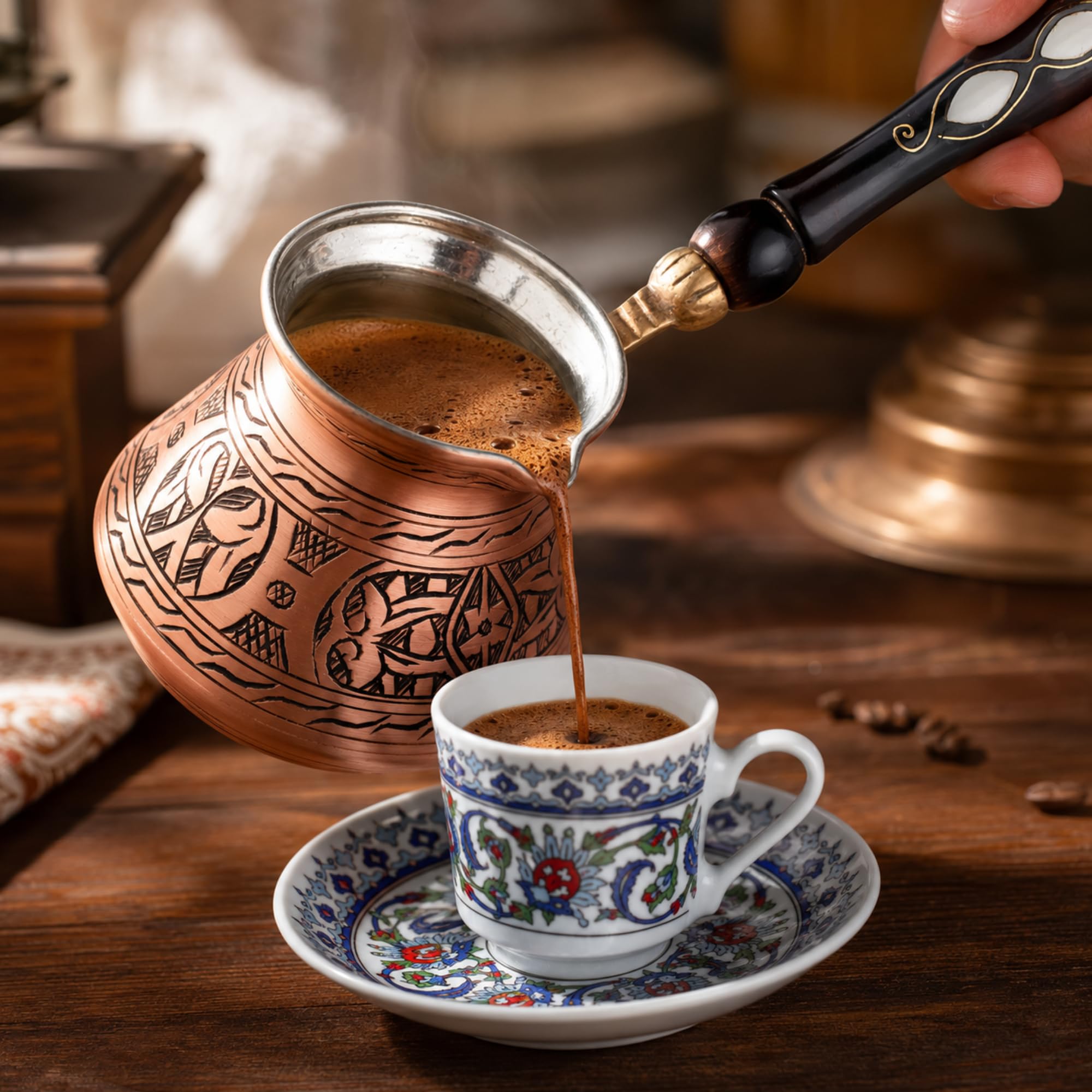 BCS hand-engraving close-up highlighting artisan detail and decorative appeal