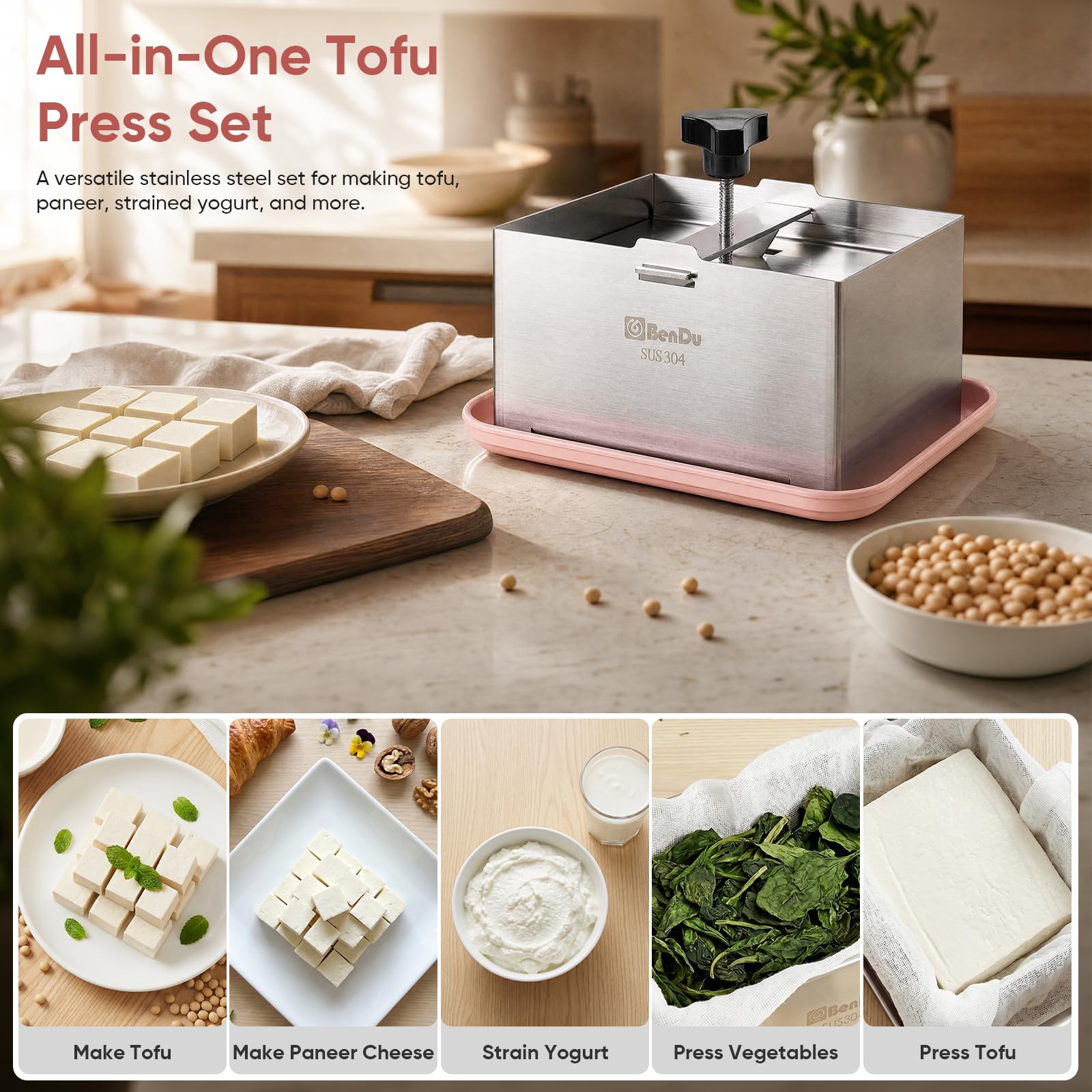 bd.Ai drip tray and press towel detail demonstrating efficient liquid collection and cloth protection
