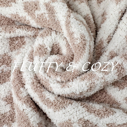 bearberry close-up of plush microfiber texture, soft touch comfort