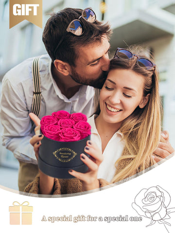 Beaulasting Roses box label and closure detail showing premium finish and secure packaging
