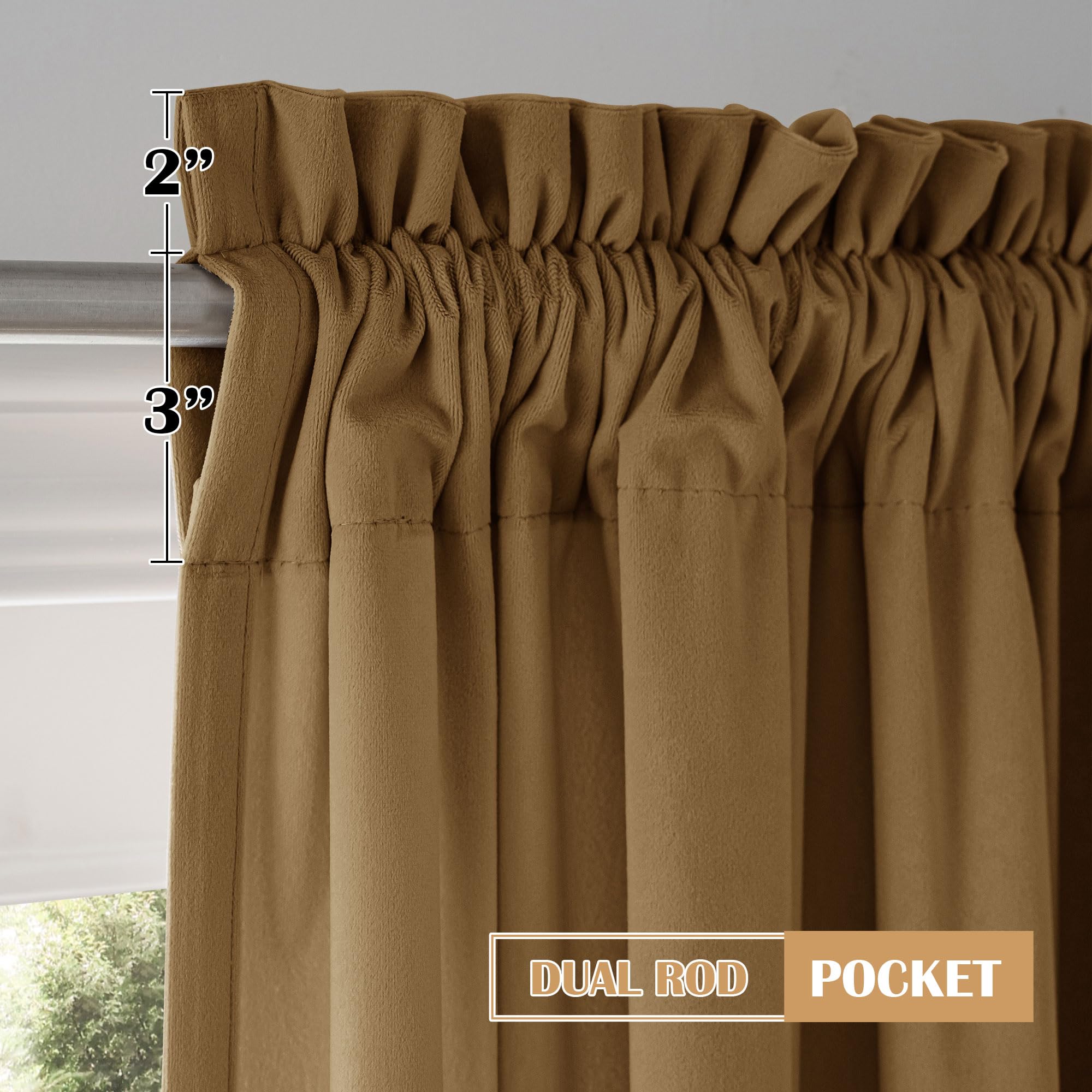 Beauoop folded panels in flat lay illustrating fabric thickness and easy storage benefit
