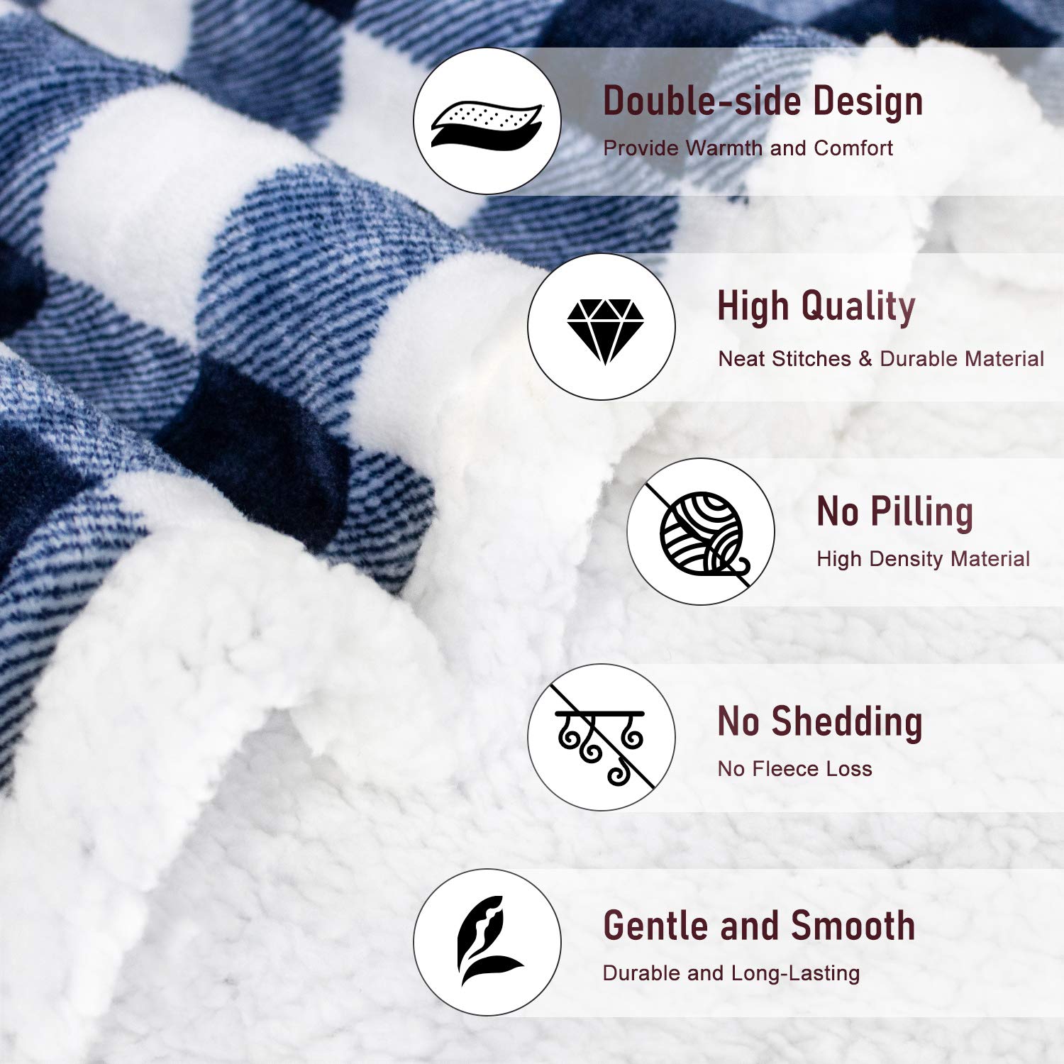 BEAUTEX flannel surface detail showing brushed microfiber for comfortable touch