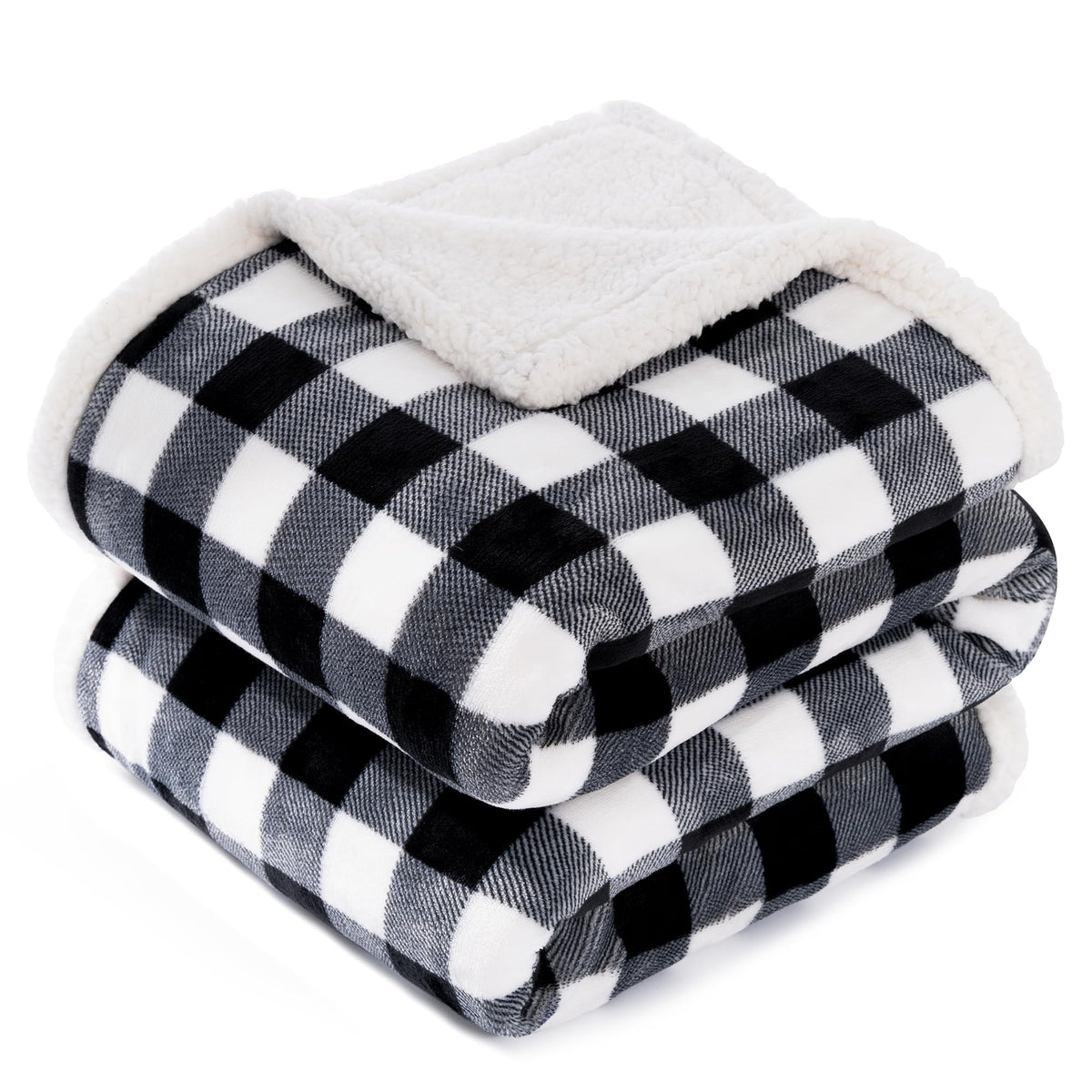 BEAUTEX front view showing buffalo plaid pattern and cozy appeal