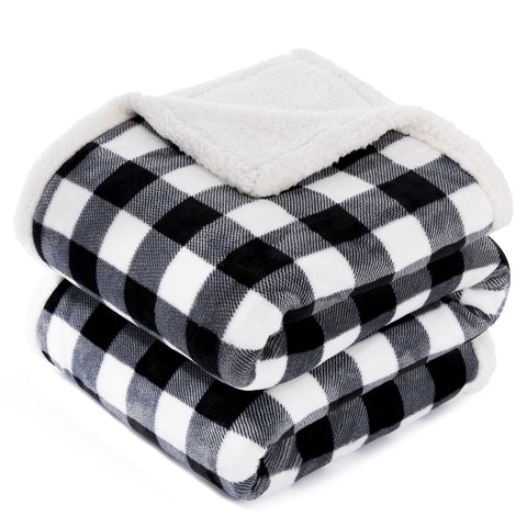 BEAUTEX front view showing buffalo plaid pattern and cozy appeal