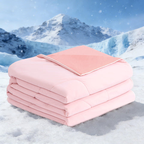BEAUTEX front packaging queen pink shows neat gift box and cool blanket