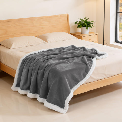 BEAUTEX blanket size comparison with ruler, clarifies 60x80 twin dimensions
