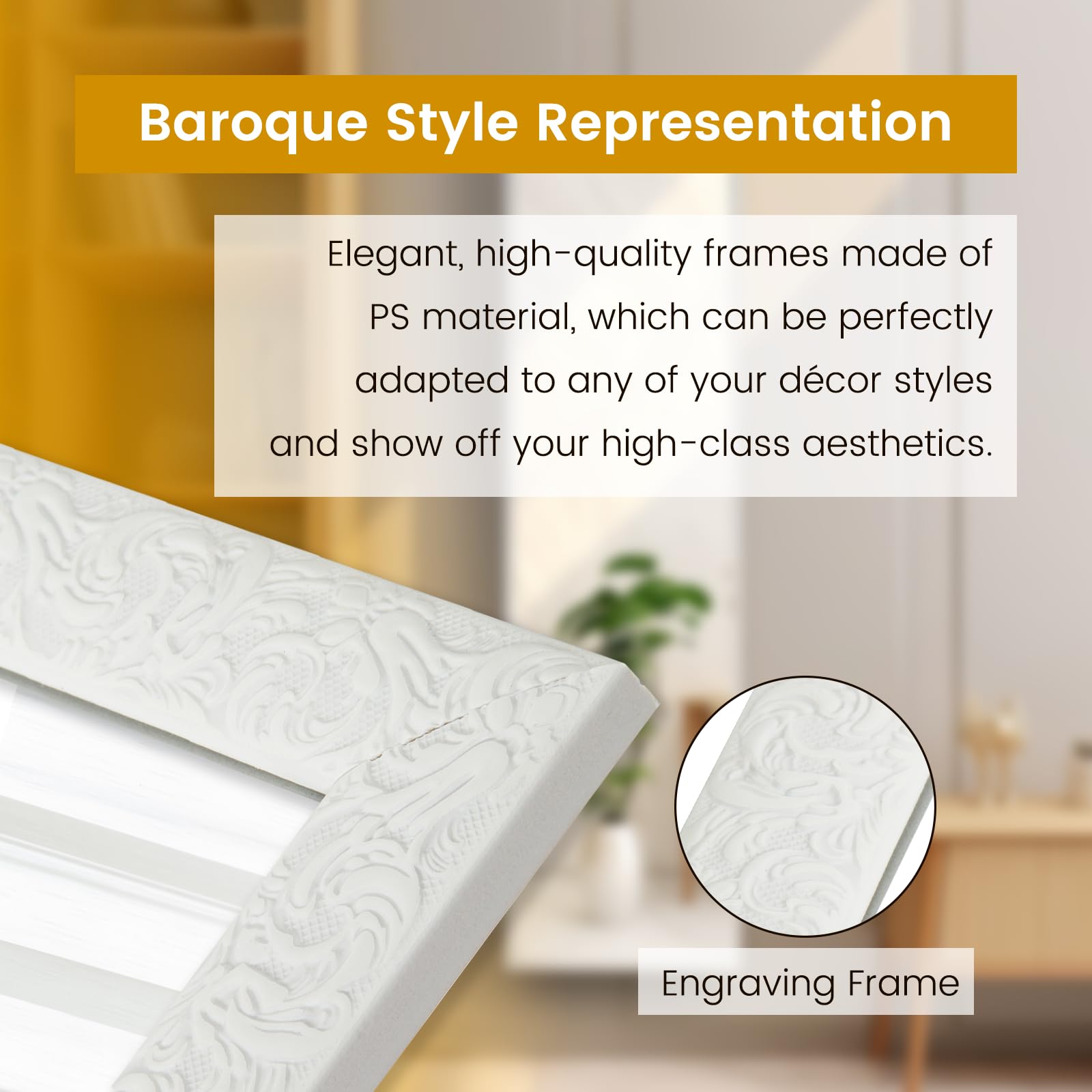 Beauty4U example of mirror mounted on door offering full-length outfit checks