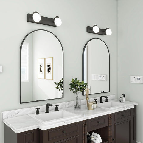 BEAUTYPEAK mirror in styled entryway offering decorative focal point and design appeal