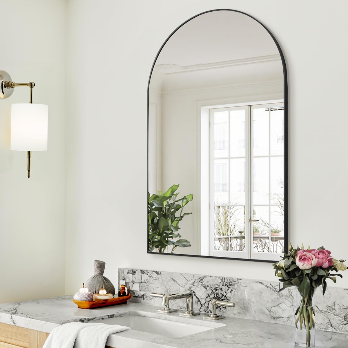 BEAUTYPEAK mirror in protective packaging showing safe delivery and damage prevention