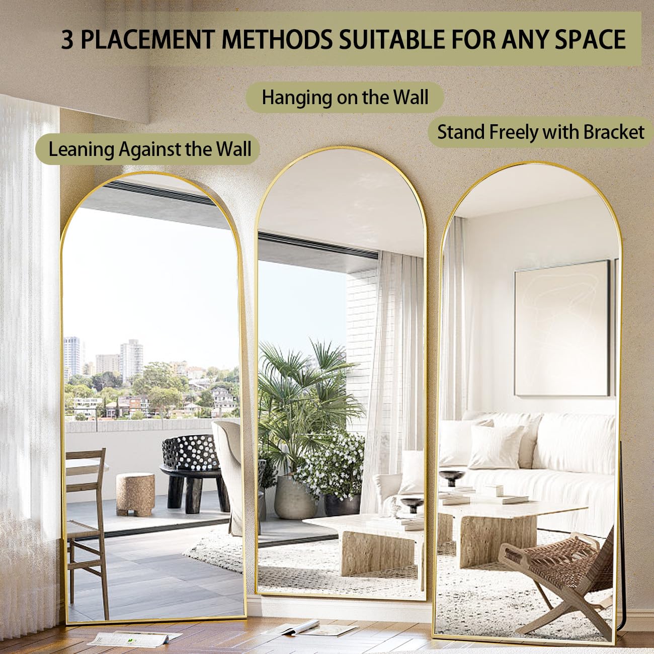 BEAUTYPEAK reflection of outfit in mirror showing accurate full-body view