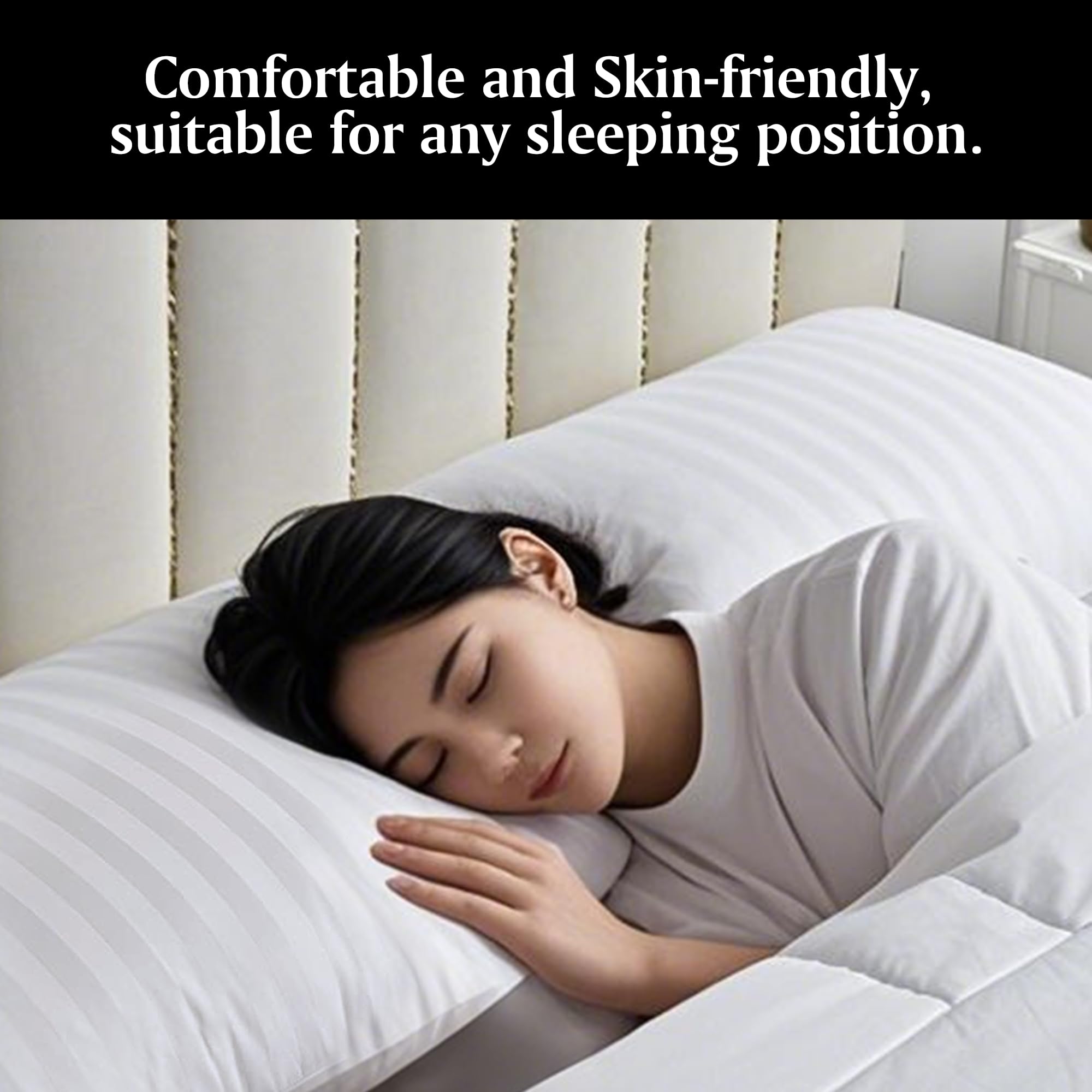 Beautyrest pillows in a bedroom lifestyle scene showing comfortable inviting sleep