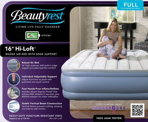 Beautyrest edge support detail showing reinforced beams and stability