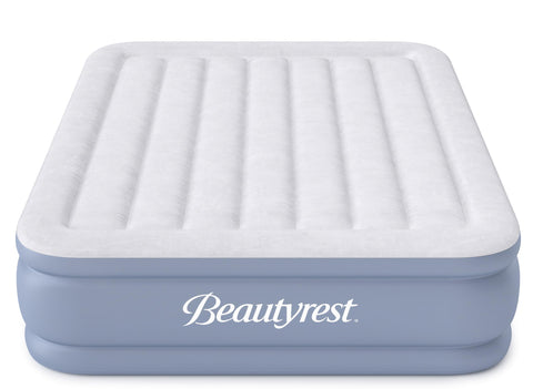 Beautyrest full mattress front view showing profile and hi-loft comfort