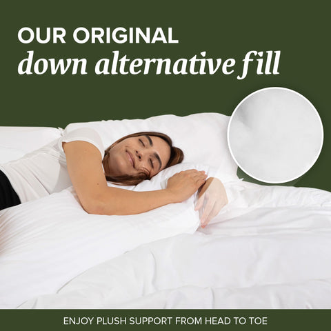 Beckham Hotel Collection demonstrating side sleeper alignment and hip support benefit