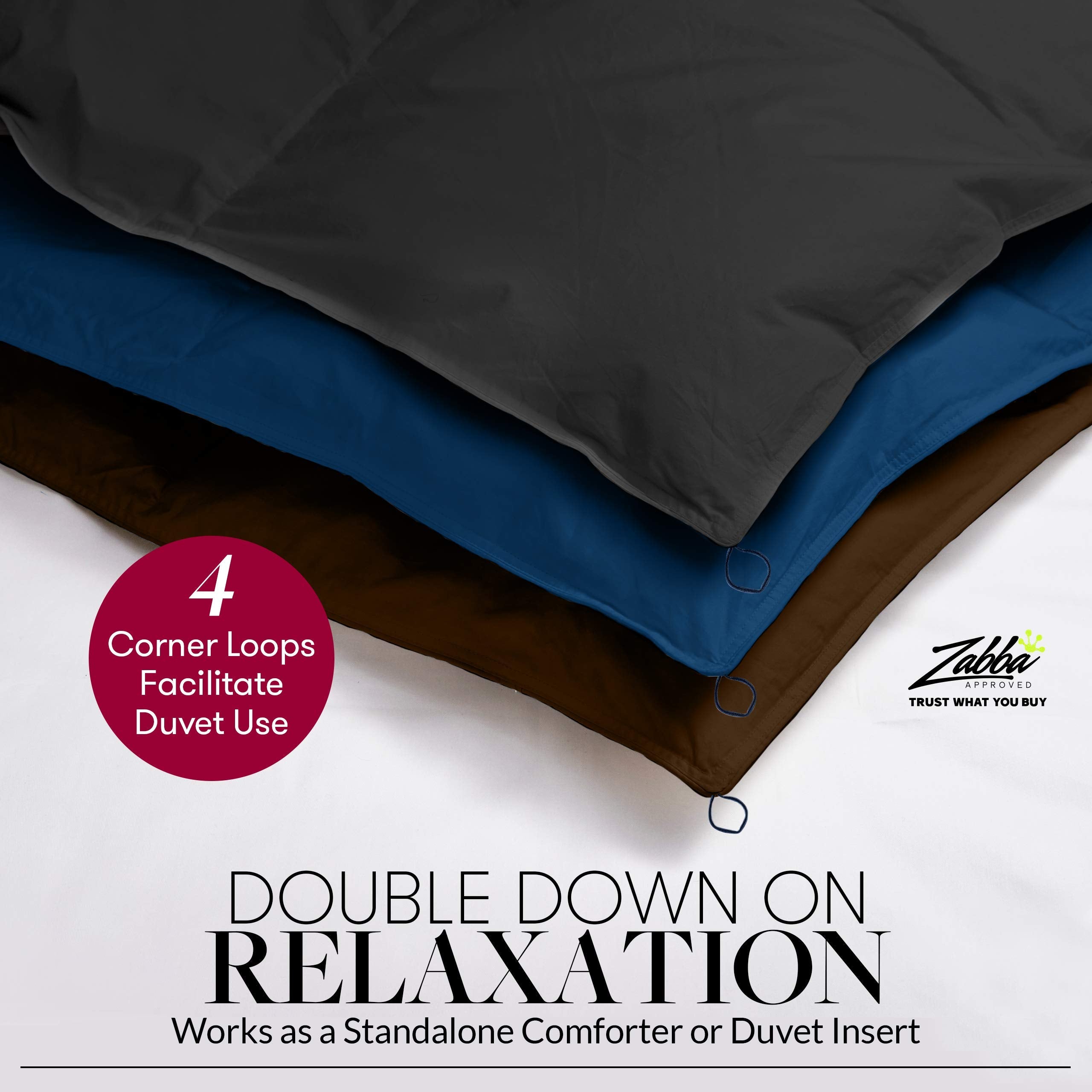Beckham Hotel Collection label and fabric detail confirming materials and easy-wash benefit