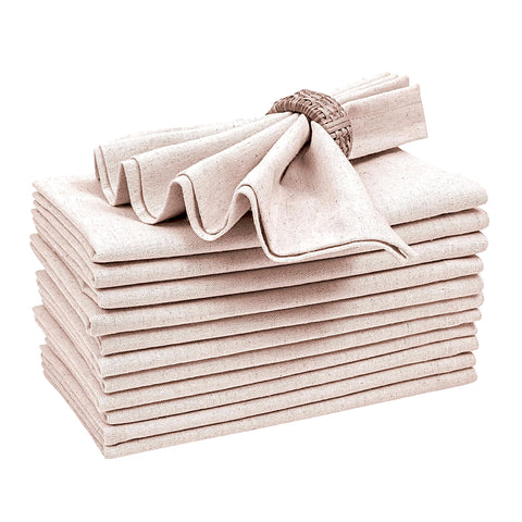 Bedding Craft front packaging showing set of 12 napkins and organized presentation benefit