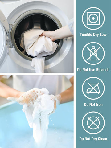 Bedecor folded protector ready for machine wash for easy care