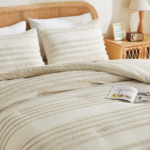 BEDELITE pillowcases arranged with comforter for coordinated bedroom styling