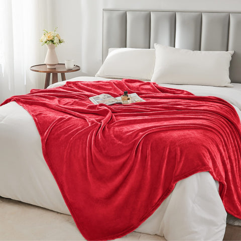 BEDELITE two people sharing blanket on couch for cozy comfort
