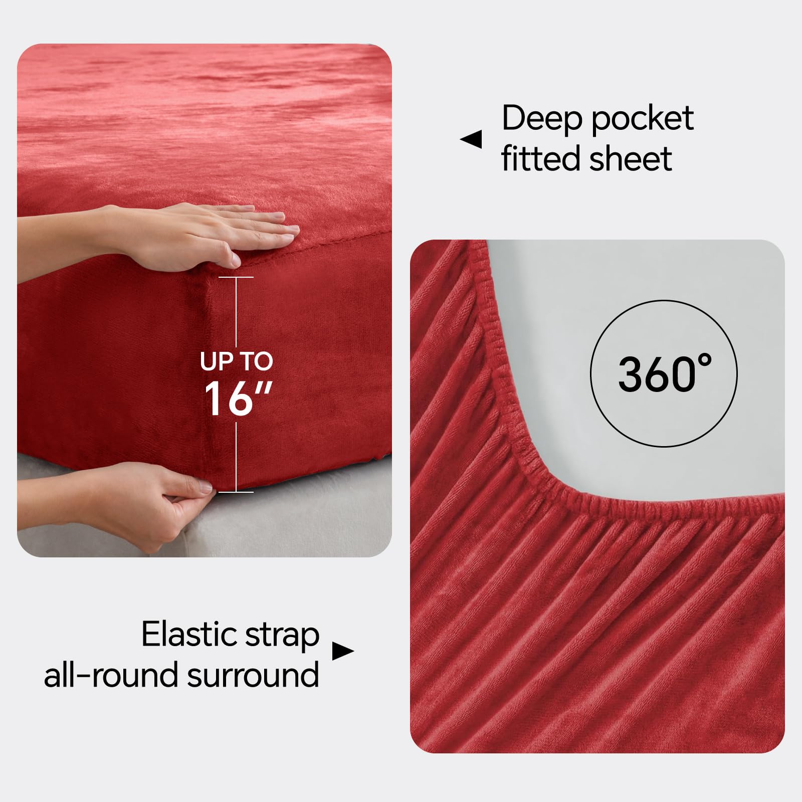 BEDELITE flat sheet spread on bed showing full coverage and cozy appearance