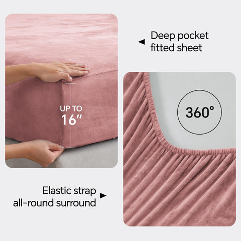 BEDELITE flat sheet fully spread on bed showing generous coverage and warmth