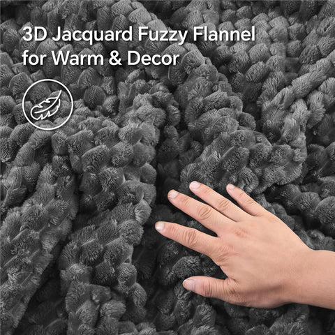 BEDELITE closeup of fleece texture highlighting soft pile and comforting touch