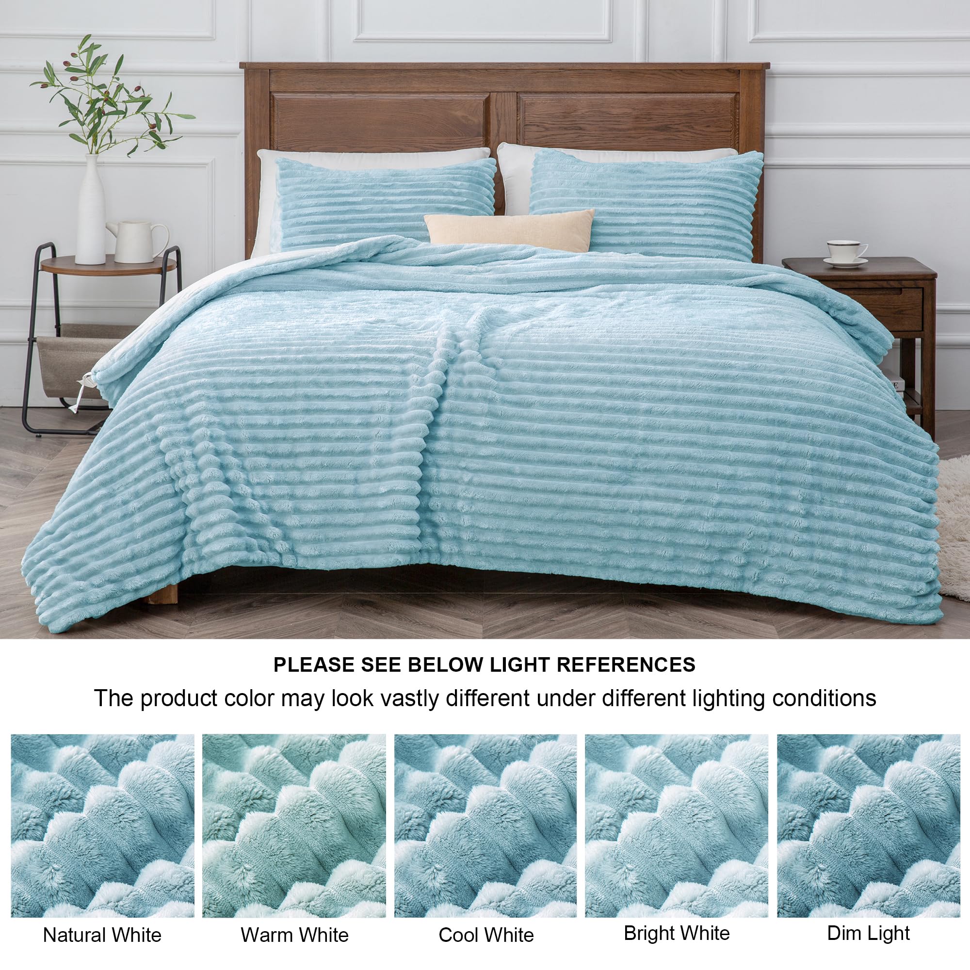 BEDELITE folded comforter ready for storage highlighting easy handling and compactness