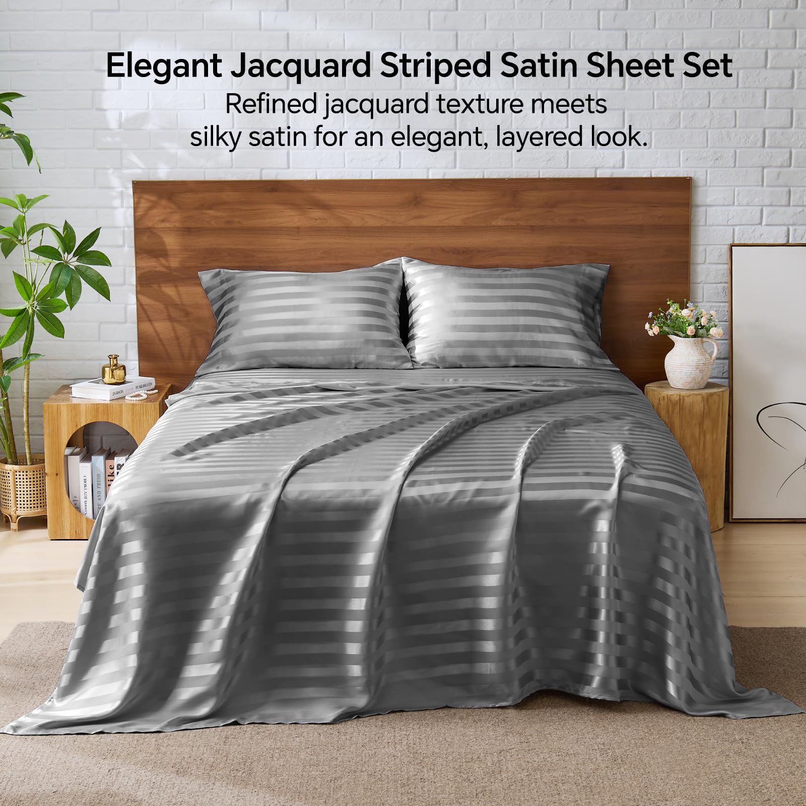 BEDELITE jacquard stripe texture detail highlighting woven stripes and refined appearance