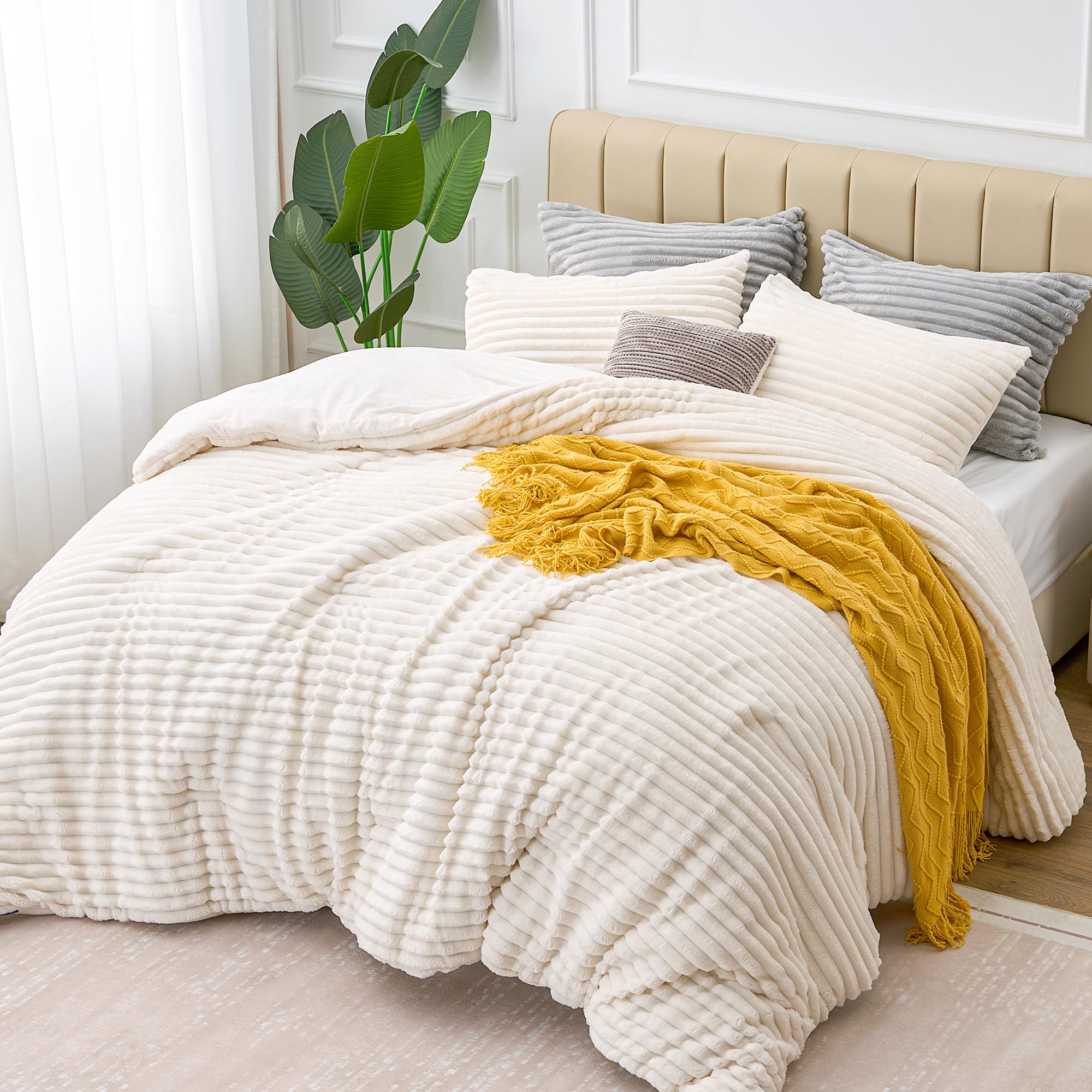 BEDELITE staged bedroom lifestyle image conveying elegant comfort and room uplift