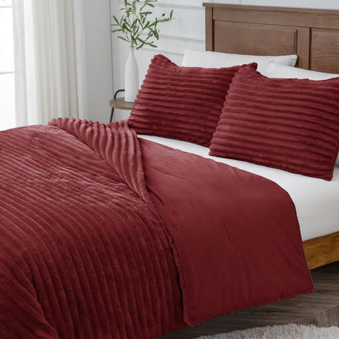 BEDELITE lifestyle shot in bedroom showing how comforter elevates decor