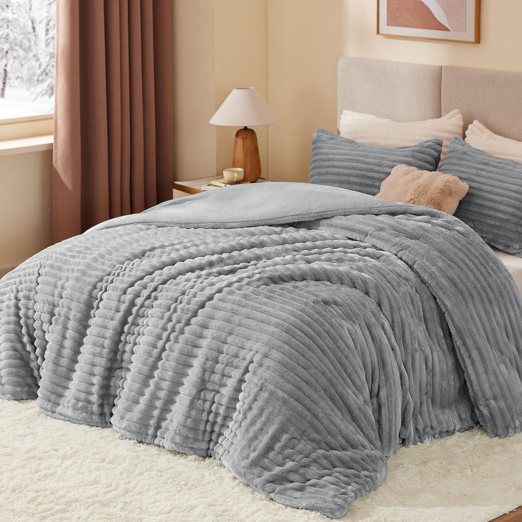 BEDELITE close-up of micro-mink texture highlighting silky softness and warmth