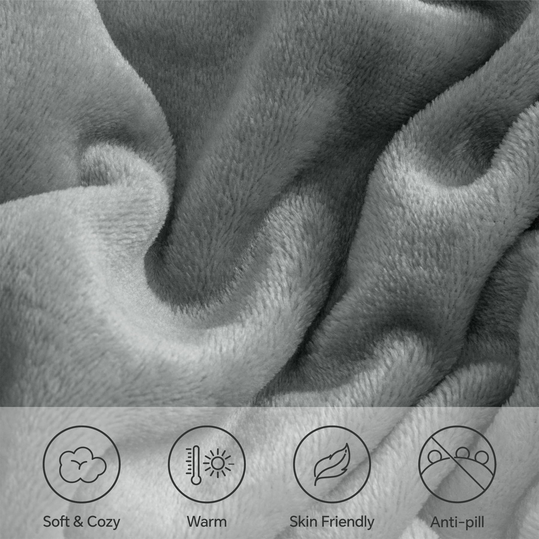 BEDELITE microfleece surface close view emphasizing plush hand feel and insulation
