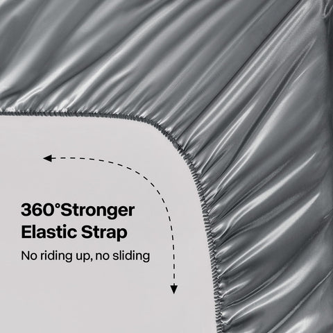 BEDELITE pillowcase stitching close-up demonstrating durable seams and longevity