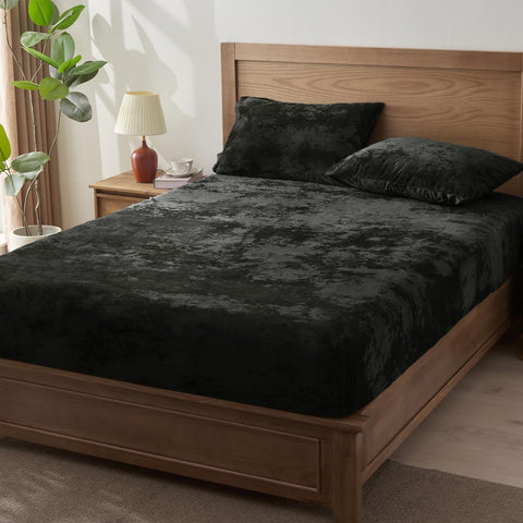 BEDELITE two pillowcases flat-lay matching sheet luxury