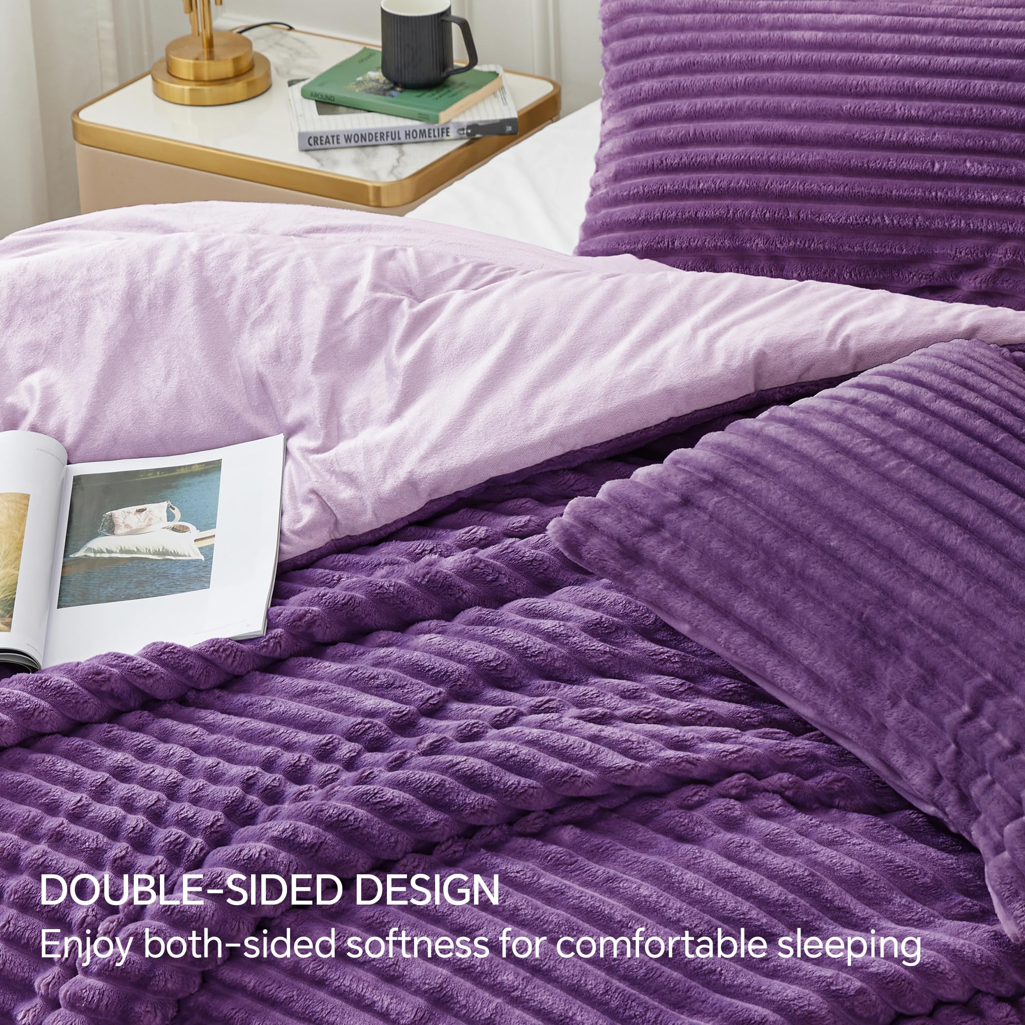 BEDELITE pillowcase pair laid flat showing matching set coordination benefit