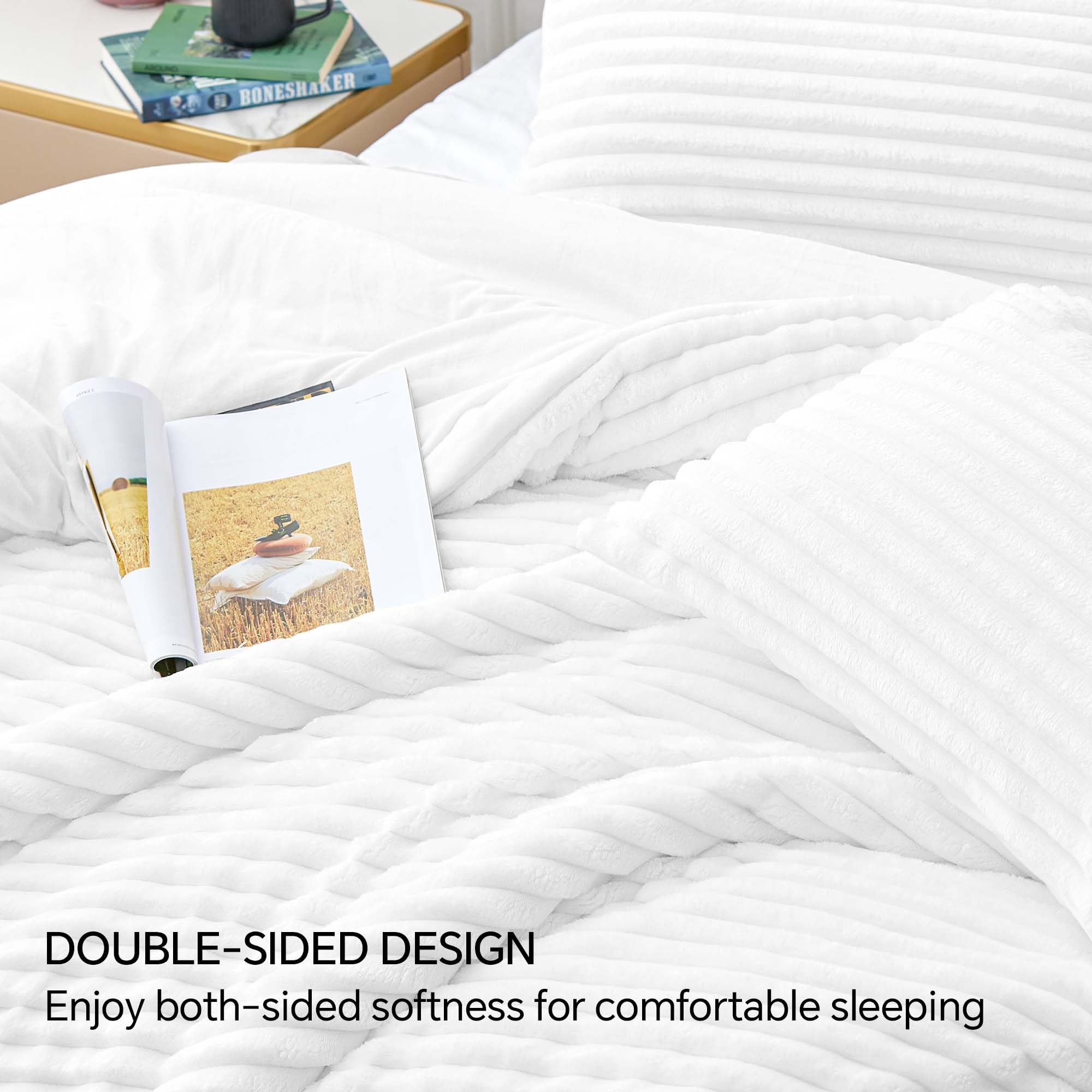 BEDELITE two matching pillowcases displayed for coordinated king bedding